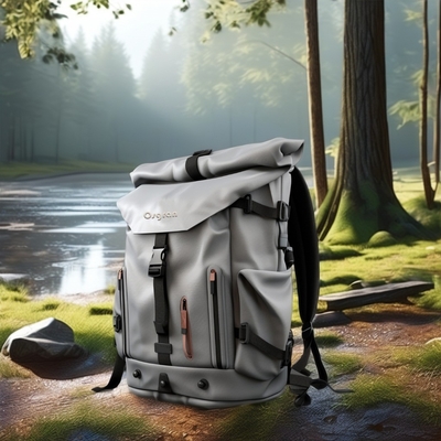 Unisex Outdoor Sports 60L Camping Rugzak met waterdicht regenbedekking en Softback
