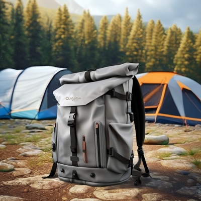 Unisex Outdoor Sports 60L Camping Rugzak met waterdicht regenbedekking en Softback