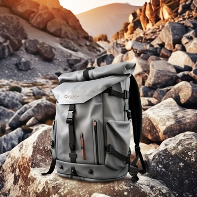 Unisex Outdoor Sports 60L Camping Rugzak met waterdicht regenbedekking en Softback