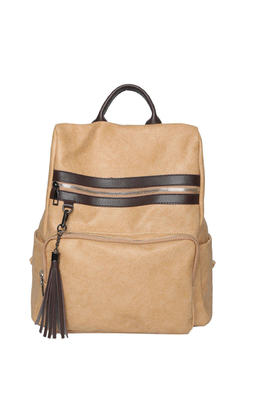 Waterdichte Computer Laptop 2weg rugzak voor meisjes Bange Bag Custom PU leer