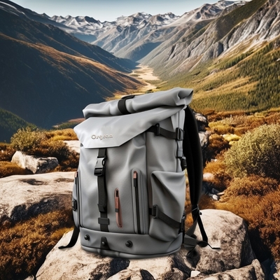 Unisex Outdoor Sports 60L Camping Rugzak met waterdicht regenbedekking en Softback