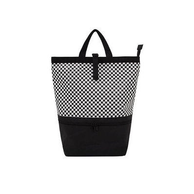Lichtgewicht waterdicht trektouw logo Custom Mensen Lederen Laptop Rugzak met Zipper