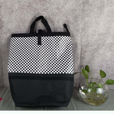 Lichtgewicht waterdicht trektouw logo Custom Mensen Lederen Laptop Rugzak met Zipper