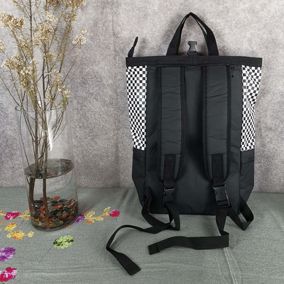Lichtgewicht waterdicht trektouw logo Custom Mensen Lederen Laptop Rugzak met Zipper