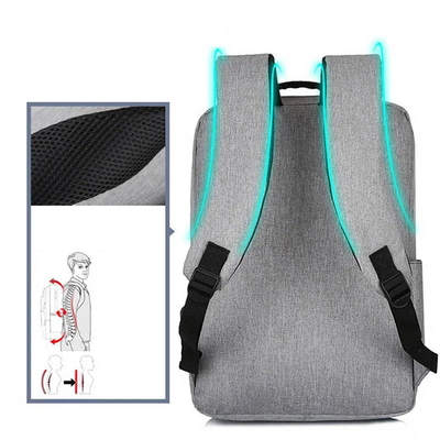 Custom LOGO Laptop rugzak voor mannen Business bag a dos Waterdicht Oxford rugzakken School Student rugzak met USB