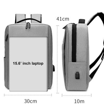 Custom LOGO Laptop rugzak voor mannen Business bag a dos Waterdicht Oxford rugzakken School Student rugzak met USB