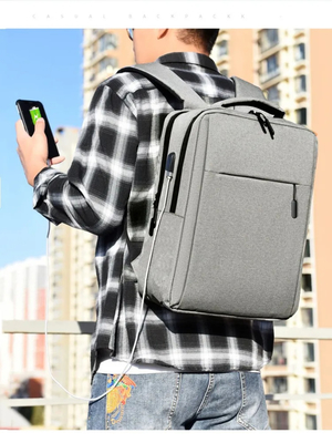 Custom LOGO Laptop rugzak voor mannen Business bag a dos Waterdicht Oxford rugzakken School Student rugzak met USB