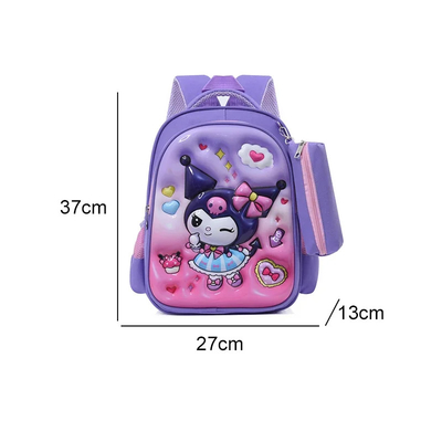maatwerk 2024 3D Sanrio Cartoon Printing Kinderdagtas Student Rucksack Waterdicht kinderen mymelody Rucksack voor kinderen School Rucksack