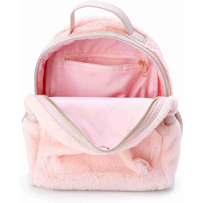 Groothandel schattig harig pluis hond mini rugzak voor meisjes dubbele schoudertas voor kinderen cadeau kawaii school rugzakken