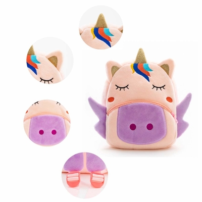 Custom Cute Toddler Backpack Plush Animal Kids Backpack schooltassen voor meisjes Cartoon Mini Travel Bag voor jongens en meisjes School Backpack schattig rugzak cadeau speelgoed rugzak