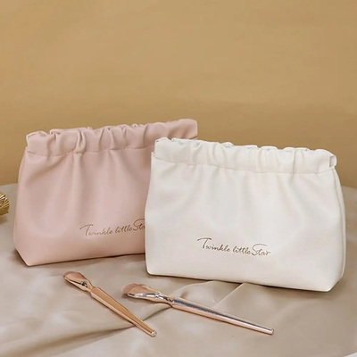 Custom logo Make-up Bag Reisvoorraden toiletartikelen zak Lipstok Opbergzak Oordopjes Juwelen Bladeren lentezak Mini Cosmetische zak dames handtas
