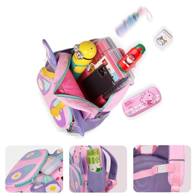 Schattige kinderrugzak voor meisjes Kleine 3D cartoon Kleuter schoolboekzakken 1-3 jaar Dagopvang Kinderdagopvang Reistassen Kinderen rugzak speelgoed rugzak cadeau voor kind Dagtas