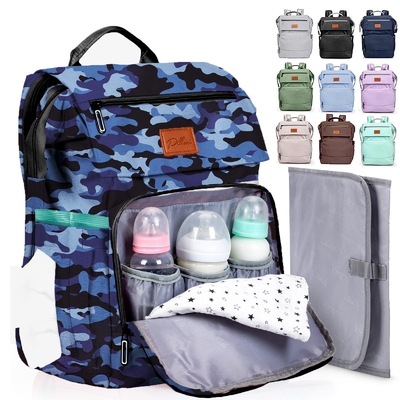 Custom baby luierzak met wisselblok Grote reistassen voor pasgeboren baby Essentials Pack Moederrugzak Casual Vrouwenrugzak