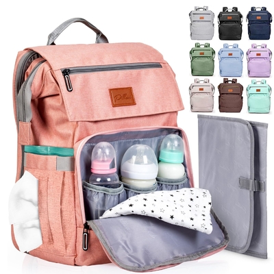 Custom baby luierzak met wisselblok Grote reistassen voor pasgeboren baby Essentials Pack Moederrugzak Casual Vrouwenrugzak