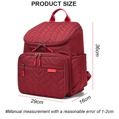 Op maat gemaakte luiertas rugzak Multifunctie reistas met wisselpad mochila Casual tas voor vrouwen Tote tas