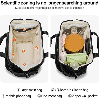 Custom baby luiertas rugzak kleine moederschapshandtas waterdicht multifunctioneel reisrugzak stijlvol mini dames Tote tassen