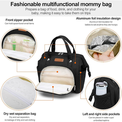 Custom baby luiertas rugzak kleine moederschapshandtas waterdicht multifunctioneel reisrugzak stijlvol mini dames Tote tassen