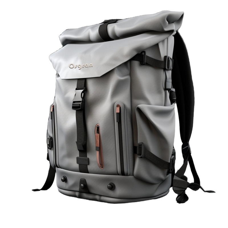 Unisex Outdoor Sports 60L Camping Rugzak met waterdicht regenbedekking en Softback