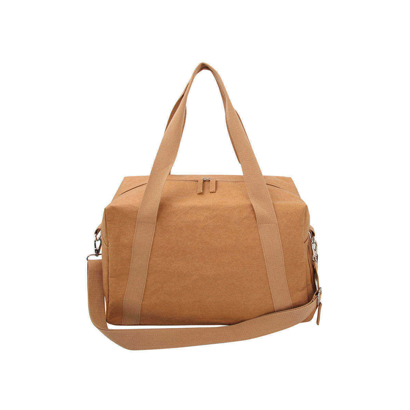 Uitstekende Kraft Paper Gym Bruine Tote Bagage Reistassen met slijtvastheid